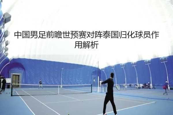中国男足前瞻世预赛对阵泰国归化球员作用解析